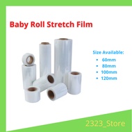 Baby Roll Mini Stretch Film 60mm 80mm 100mm 120mm Wrapping Film Wrapping Plastic Stationery Office H
