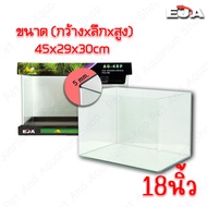 ตู้ปลามุมโค้ง เจียรริมกระจกระบบคอมฯ ทรงกว้าง ( AQ-30P  AQ-35P AQ-40P AQ-45PAQ-50PAQ-60P )