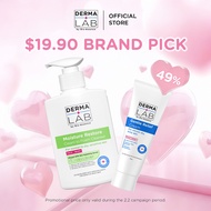 [$19.90 BRAND PICK] DERMA LAB Moisture Restore Cream To Foam Cleanser 250ml + Gentle Relief Cream 10