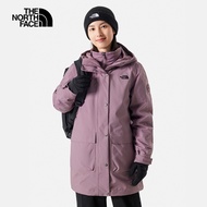 [The North Face] Women's Waterproof Breathable Warm Hooded Jacket {Purple/White} 0A81S5 Mountaineeri