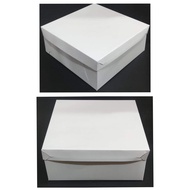 6X6X5 inches CAKE BOX WHITE NO WINDOW (10 SETS)