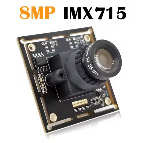 8MP HD 4K CMOS IMX415 95 Degree USB Camera Module With 30FPS Frame Rate MJPEG, YUY2 Mini USB Video W