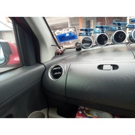 ☑Perodua Myvi 2005 - 2010 / Toyota Passo Daihatsu Boon Aircond Chrome Or Carbon Fiber Lining Vent Car Accessories