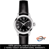 Tissot T129.210.16.053.00 Women's Quartz T-Classic Classic Dream Black Leather Strap Watch