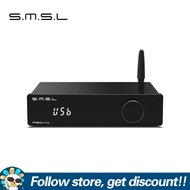 SMSL A50 Pro 2.1 Channel Amplifier High/Low Pass Filter Bluetooth 5.0 HDMI ARC Infrared Remote Contr
