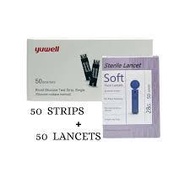 YUWELL BLOOD GLUCOSE TEST STRIP 50S+50 LANCETS