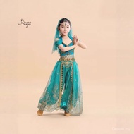 Lehenga Kids indian costume kids deepavali kids clothes Kids Jasmine Princess Ethnic Costume Girls I