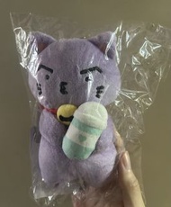 (現貨) 全新未拆Ateez San公仔杯套 IYF演唱會官方周邊 In your fantasty plush cup sleeve keyring Ateez小卡