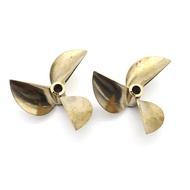 1PC 7016 propeller 70mm diameter copper propellers 6.35mm shaft hole for DIY Rc Boat accessories