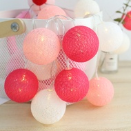 Cotton Ball Light String Copper Wire Light Battery Light Factory
