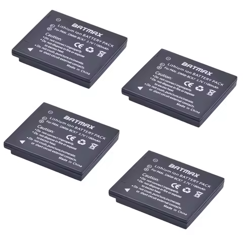 Batmax DMW-BCK7 NCA-YN101G BCK7 Rechargeable Battery for Panasonic Lumix DMC-FS28 DMCFH2 DMC FH4 FH5