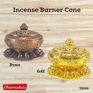 Incense Burner Cone Incense Burner Cone 10cm Diameter Brass