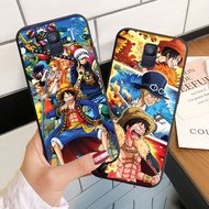 Casing For Samsung Galaxy A6 A6+ A8 A8+ Plus A7 A9 2018 Soft Silicoen Phone Case Cover One Piece 2