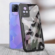 For OPPO A9 2020/A5 2020/F9/A12 Case [Beetle Camouflage] Transparent Shockproof Ultra-thin Mobile Phone Case