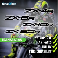 TRANSPARENT KAWASAKI ZX4R ZX6R ZX10R ZX25R LOGO STICKER