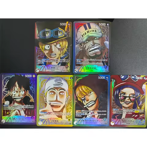 Diy Proxy Opcg One Piece Japanese Ver Card Game Op05 Sabo Sakazuki Enel Monkey D luffy Belo Betty Co