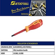 6.5x150mm Electrical Screwdriver (-) 111581 JETJO TOOLS/I. LAKONI PRO Screwdriver