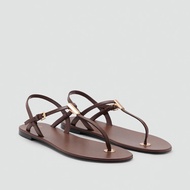 2026 imported Mango Mng Foreign Trade Sandals Womens Flat Soles 2026 Summer New Shoes Casual Beach S