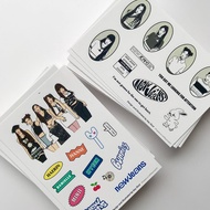 NEW JEANS sticker sheet/ kpop NWJNS sticker/ journal sticker