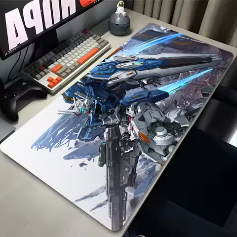 Mouse Pads Gundam Aerial Computer Keyboard Mouse Pad Anime Gaming Accessories Table XXL Gamer Carpet