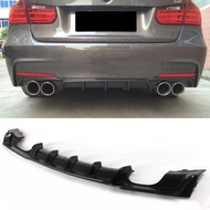 BMW F30 320i 328i 330i M-Performance Rear Quad Exhaust Diffuser Gloss Black