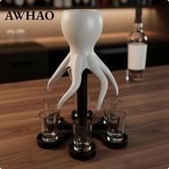 AWHAO Home Party Drink Dispenser Octopus Alcoholic Beverages Dispenser PLA Material for Bar Setup