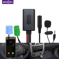 、‘】【’ Car Bluetooth 5 AUX Audio Adapter MINI ISO 6Pin 8Pin AUX Cable For Renault Clio Espace Espace Laa Megane Trafic Modus