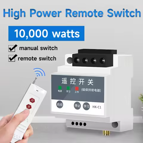 Motor water pump timing intelligent controller high power remote wireless remote control switch, mot