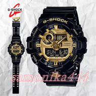 นาฬิกาข้อมือCasio GShock รุ่น GA-710GB-1ADR สีดำหน้าปัดทอง สายเรซิ่น