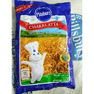 Pillsbury Chakki Atta Flour / Tepung Atta 1kg (100% Whole Wheat Flour)