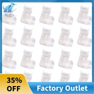 LED Light Strip Connector Right Angle Connector Cob RGB Light Strip 90 Degree L Shape