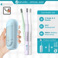 🇲🇾Fast Shopping🇲🇾Airuidu  CF560 Portable Water Flosser 160ML Oral Irrigator 3 Speed Dental Floss Tee