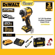 DEWALT Atomic DCF850D2A 6.35mm ( 1/4" ) 20V Brushless Cordless Compact Impact Driver 1B1C ( DCF850D2