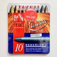 Carandache Wax Oil Pastel 10C METALLIC Neocolor 1 | Wax Crayon
