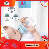 ⭐READY STOCK⭐ Baby Water Bottle Learning Cup Non-spill Training Cup Leak-Proof Fee With Gravity Ball Straw Handle Bottle 250ml