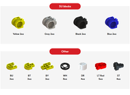 [IRINGO] Transformers Z Creative Block Set 61pcs Car Robot Plane Models