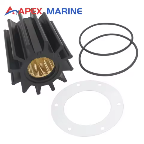 Water Pump Impeller Service Kit for Volvo Penta D6 E F G Series Marine Diesel Engine D6-280 D6-310 D