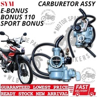 SYM BONUS 110 E BONUS CARBURETOR SR SPORT BONUS CARBURETOR ASSY CHOKE FUEL COCK PETROL -HOT ITEM-