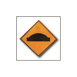 Reflective sign ROAD HUMP SIGN /SignBoard/Papan iklan/Papan Tanda jalan /Road