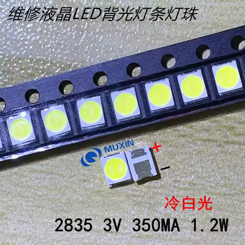 1000PCS Original Lo-D 2835 3528 1210 3V 1.2-2W SMD LED For Repair TV Backlight Cold white LCD Backli