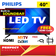 Philips 40" Full HD 1080p LED TV 40PFT5583 with Front Speaker Digital Tuner DVB-T2 MYTV Myfreeview 40PFT5583/68