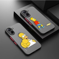 Cute The Simpsons Matte Mobile Phone Case For Realme C55 C53 C33 C30S C30 C25Y C21Y C21 C20 C17 C12 
