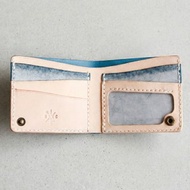 【DIY材料包】Model 00 輕便真皮短錢包, 含相片格, 含全套工具