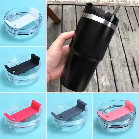 1Pcs Replacement Bottle Cover Splash Spill Proof Multicolor Cup Cap Themos 20/30oz 591/890ml Plastic