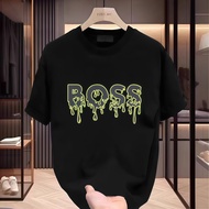 KATUN 100% Cotton T-Shirt with Creative BOSS Motif