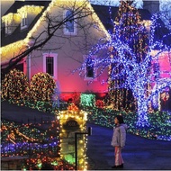 22METERS LONGRAINBOW 200 LED Solar Light Home Light Blinking Light Lampu Raya Lampu Rumah Lampu Keli