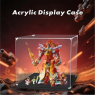 Lego Acrylic Display Box for 80057 Nezha Mech Popmart Labubu Zimomo Kotak Pameran Robot Cina 哪吒机甲展示盒