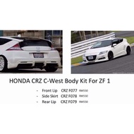 Honda CR-Z Crz c west cwest ZF1 Bodykit body kit front side rear skirt lip diffuser