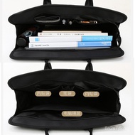 Briefcase Capacity Portable File Bag Men Oxford Cloth Printing Briefcase Business Meeting Computer B