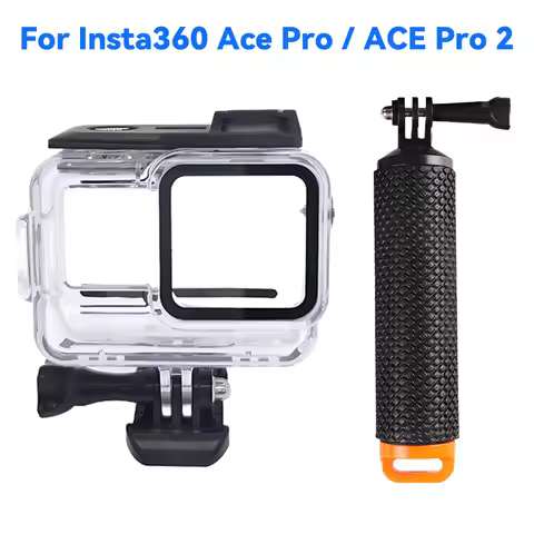 60m Waterproof Case for Insta 360 ACE Pro / Pro 2 Dive Housing Protective Shell Underwater Full Prot